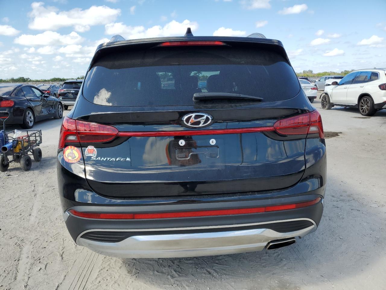 2022 Hyundai Santa Fe VIN 5NMS34AJ7NH435698 Copart auction photo, front end damage thumbnail 6