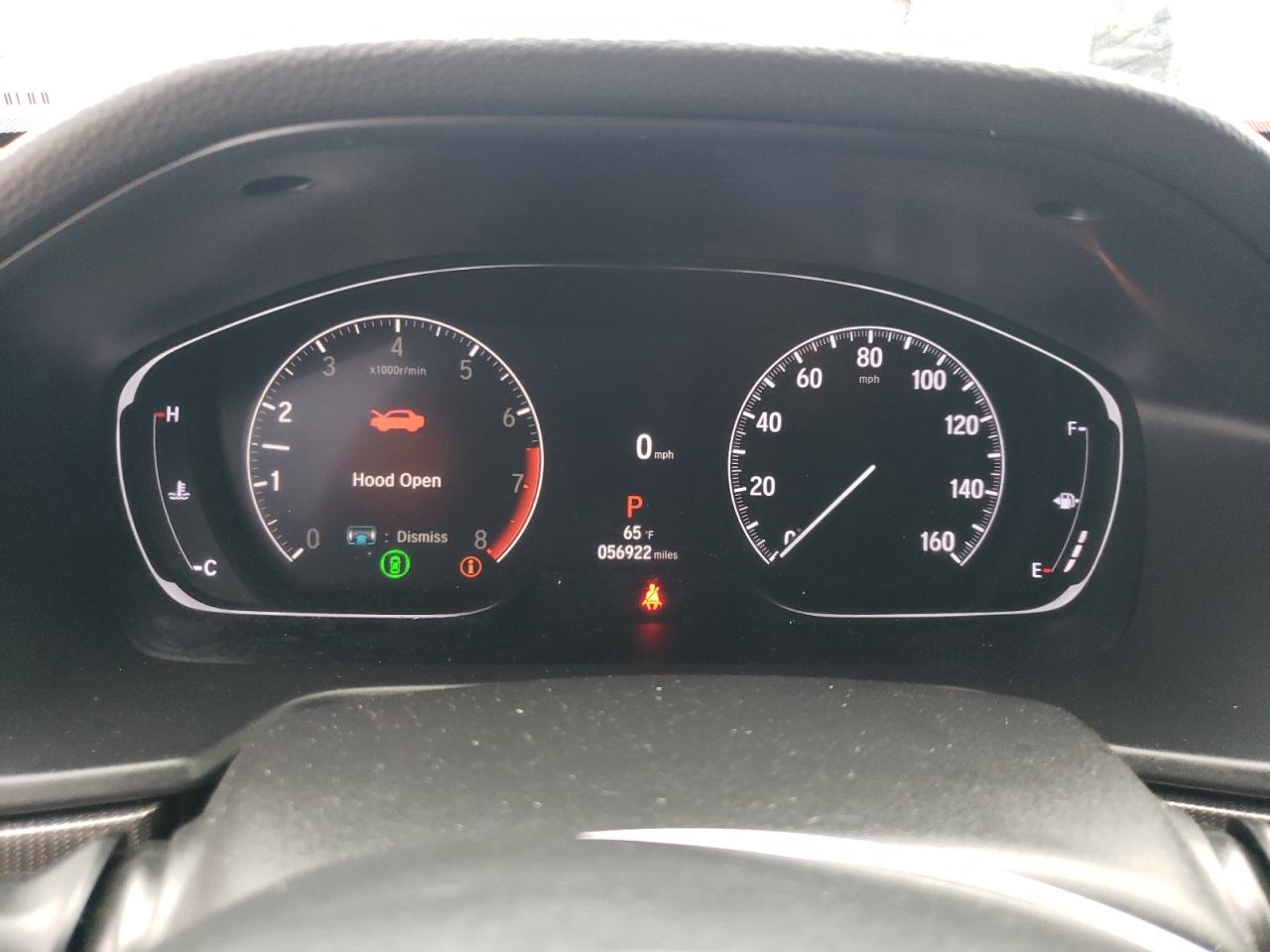 2022 Honda Accord VIN 1HGCV1F46NA018407 Copart auction photo, front end damage thumbnail 9