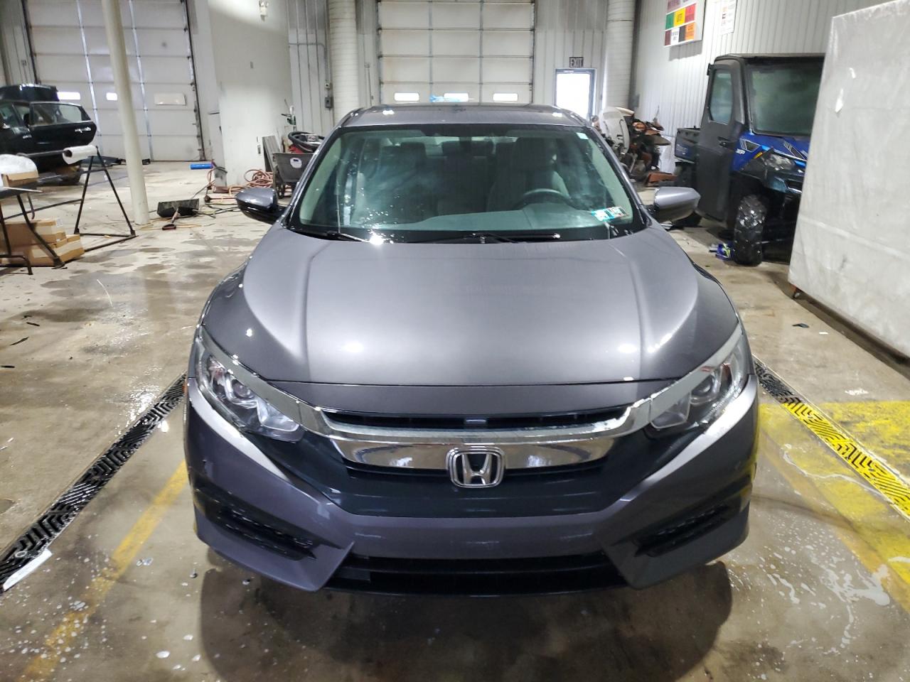 2017 Honda Civic VIN 2HGFC2F57HH556119 Copart auction photo, side / front end damage thumbnail 5