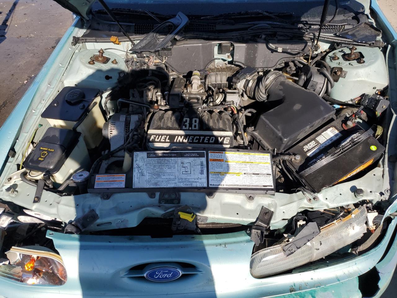 1995 Ford Taurus VIN 1FALP5242SG181625 Copart auction photo, front end damage thumbnail 11