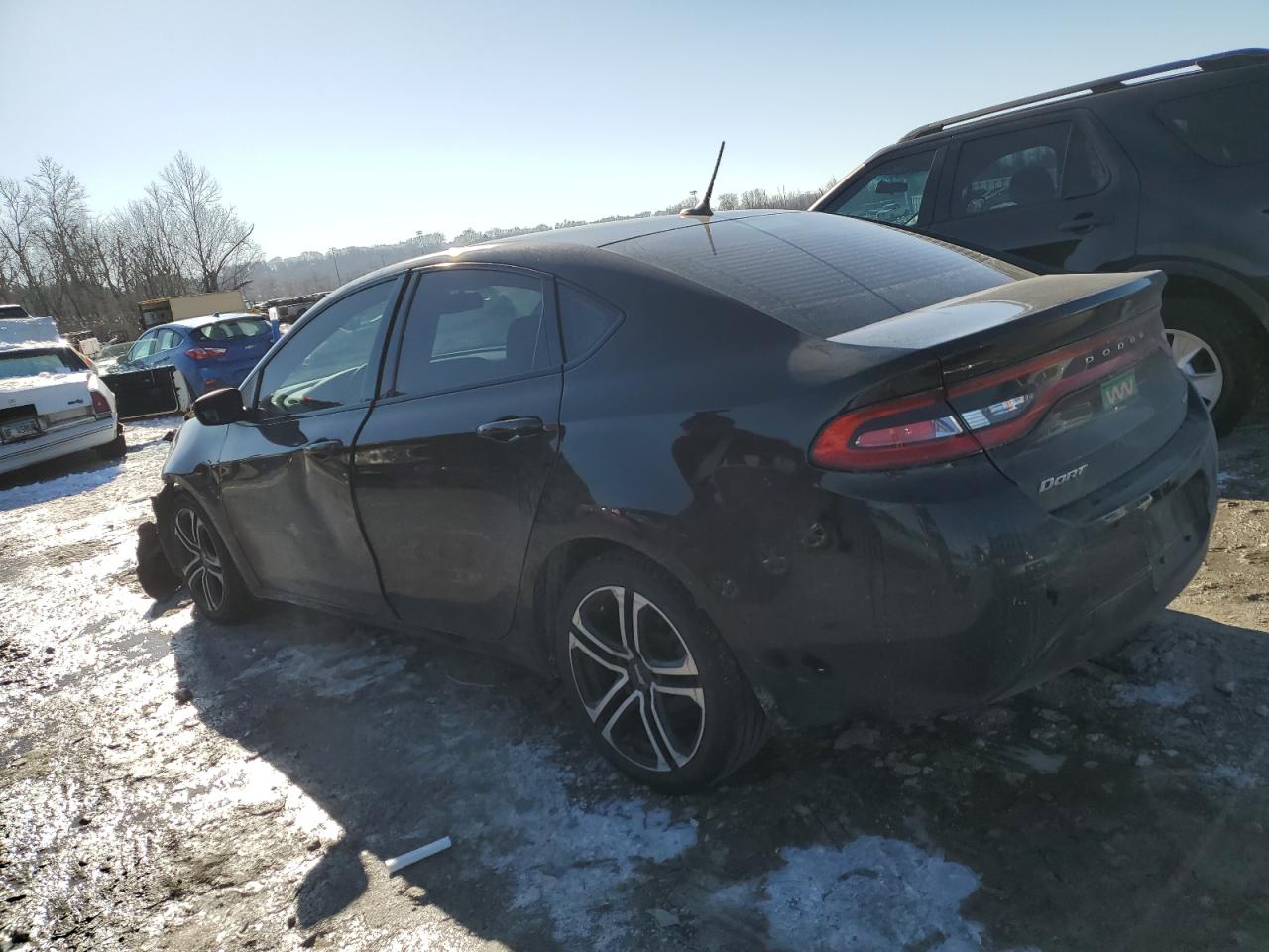 2015 Dodge Dart VIN 1C3CDFBBXFD362409 Copart auction photo, front end / side damage thumbnail 2