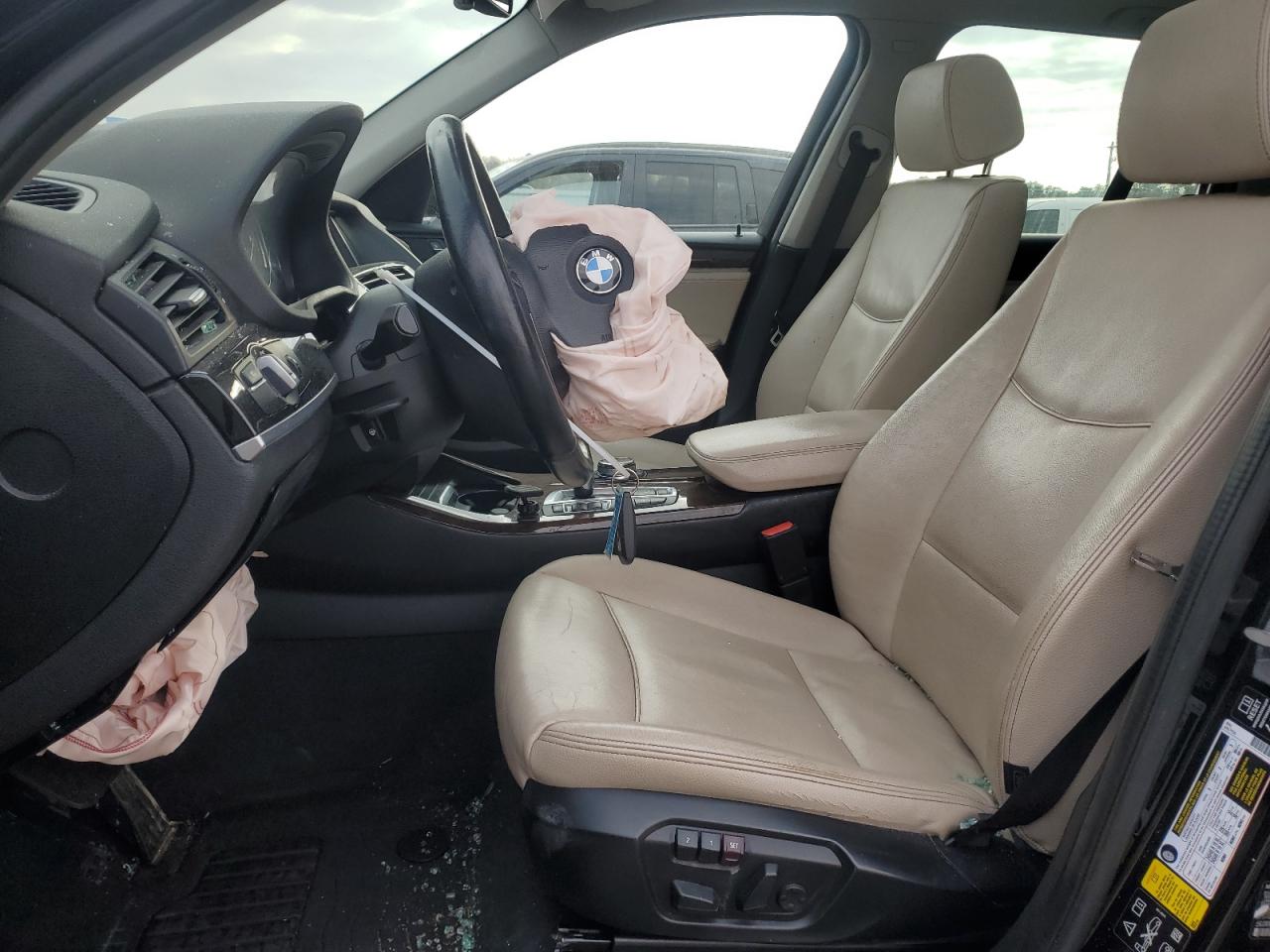 2015 BMW X3 VIN 5UXWX7C53F0K34856 Copart auction photo, front end / side damage thumbnail 7