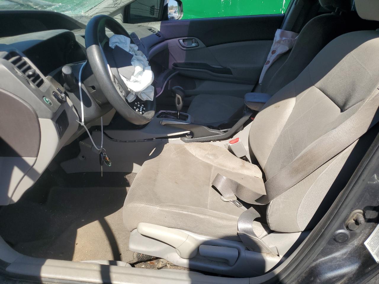 2012 Honda Civic VIN 2HGFB2F61CH550661 Copart auction photo, front end damage thumbnail 7