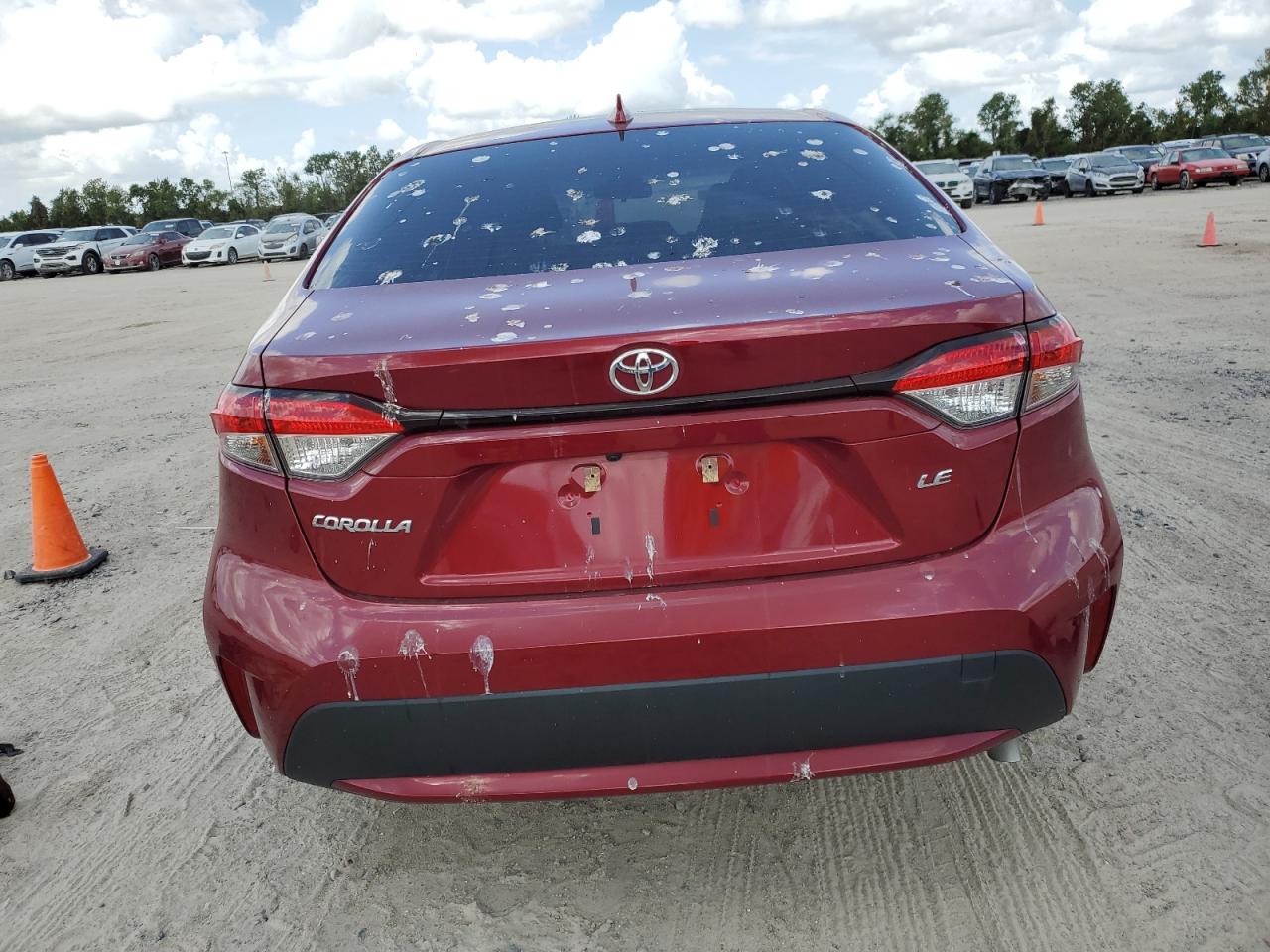 2022 Toyota Corolla VIN JTDEPMAE5NJ208508 Copart auction photo, front end damage thumbnail 6