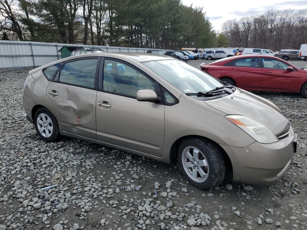 2004 Toyota Prius VIN JTDKB20U640036542 Copart auction photo, front end / side damage thumbnail 4