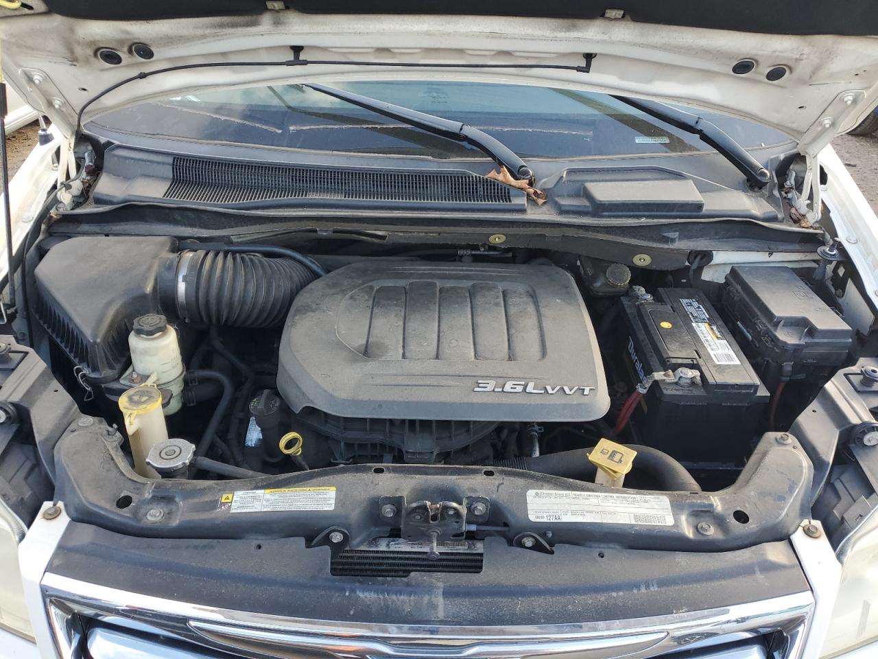 2011 Chrysler Town & Country VIN 2A4RR5DG9BR704587 Copart auction photo, mechanical damage thumbnail 12