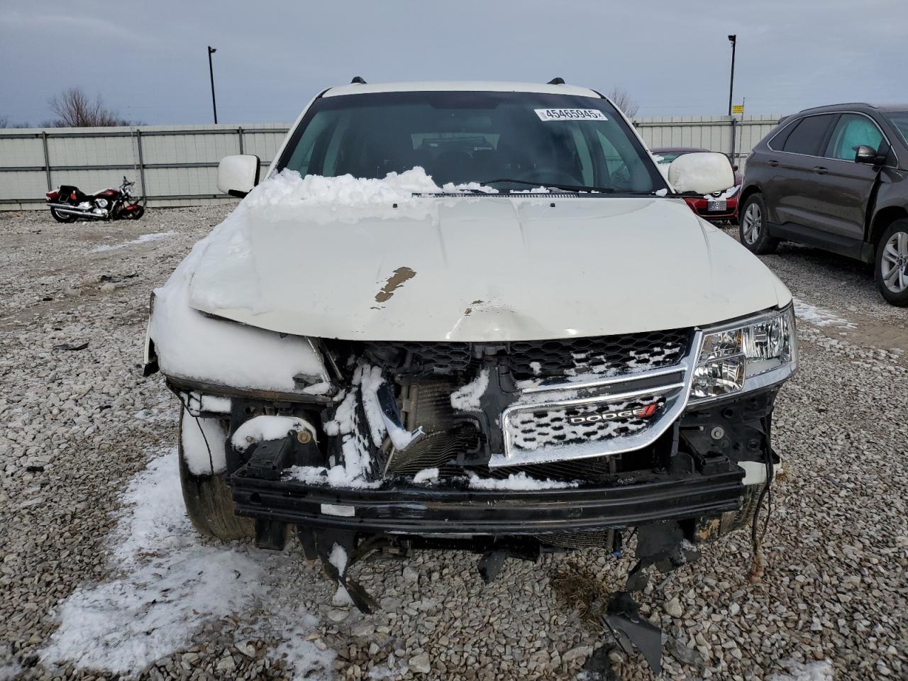 2014 Dodge Journey VIN 3C4PDCBG9ET250684 Copart auction photo, front end damage thumbnail 5