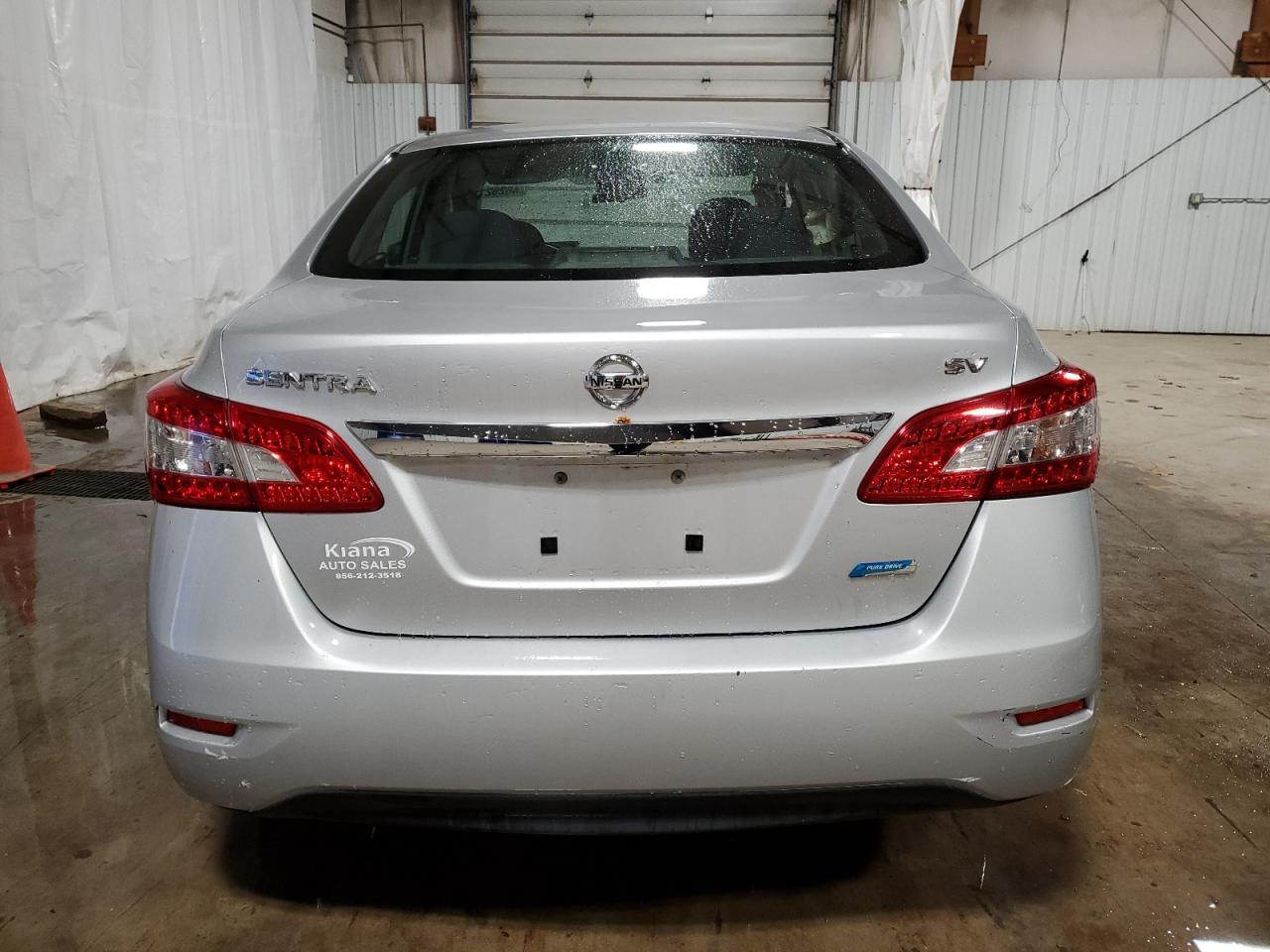 2014 Nissan Sentra VIN 1N4AB7AP0EN851167 Copart auction photo, side / front end damage thumbnail 6