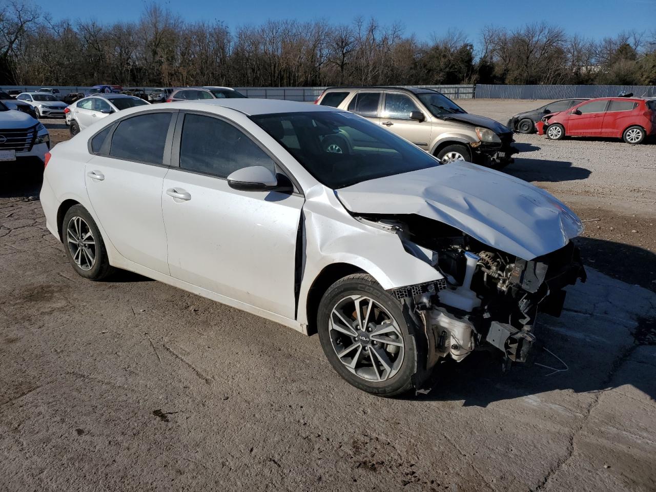 2023 KIA Forte VIN 3KPF24AD2PE636529 Copart auction photo, front end / hail damage thumbnail 4
