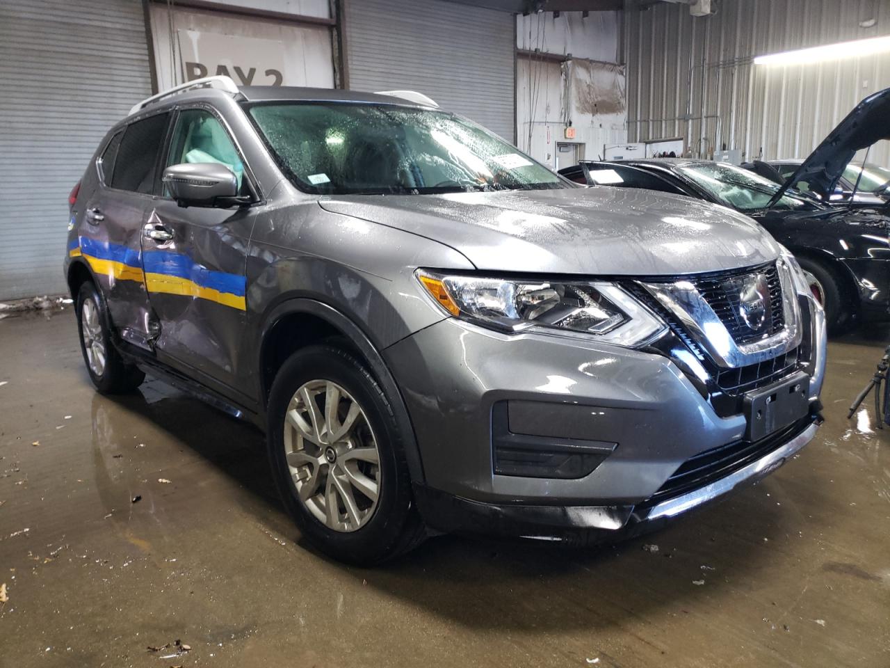 2017 Nissan Rogue VIN 5N1AT2MV4HC880378 Copart auction photo, side damage thumbnail 4