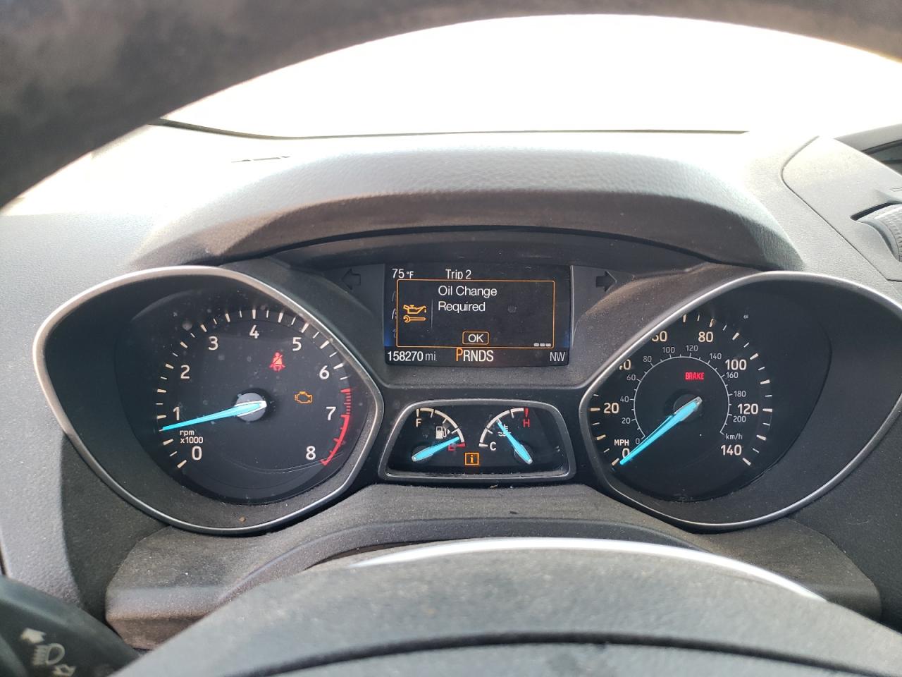 2017 Ford Escape VIN 1FMCU0F74HUC57314 Copart auction photo, rear end / side damage thumbnail 9