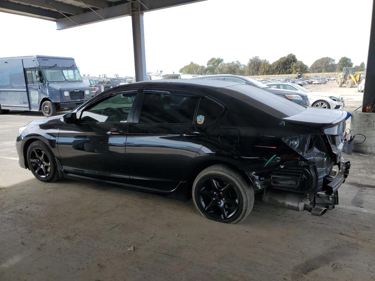 2017 Honda Accord VIN 1HGCR2F12HA036729 Copart auction photo, rear end damage thumbnail 2