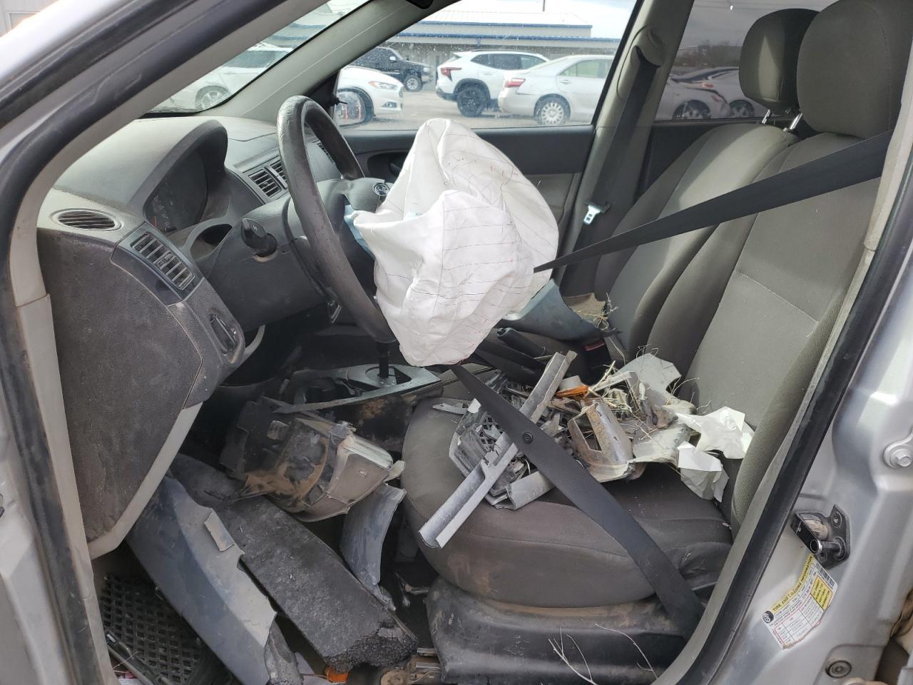 2007 Ford Focus VIN 1FAFP34N77W362045 Copart auction photo, front end damage thumbnail 7