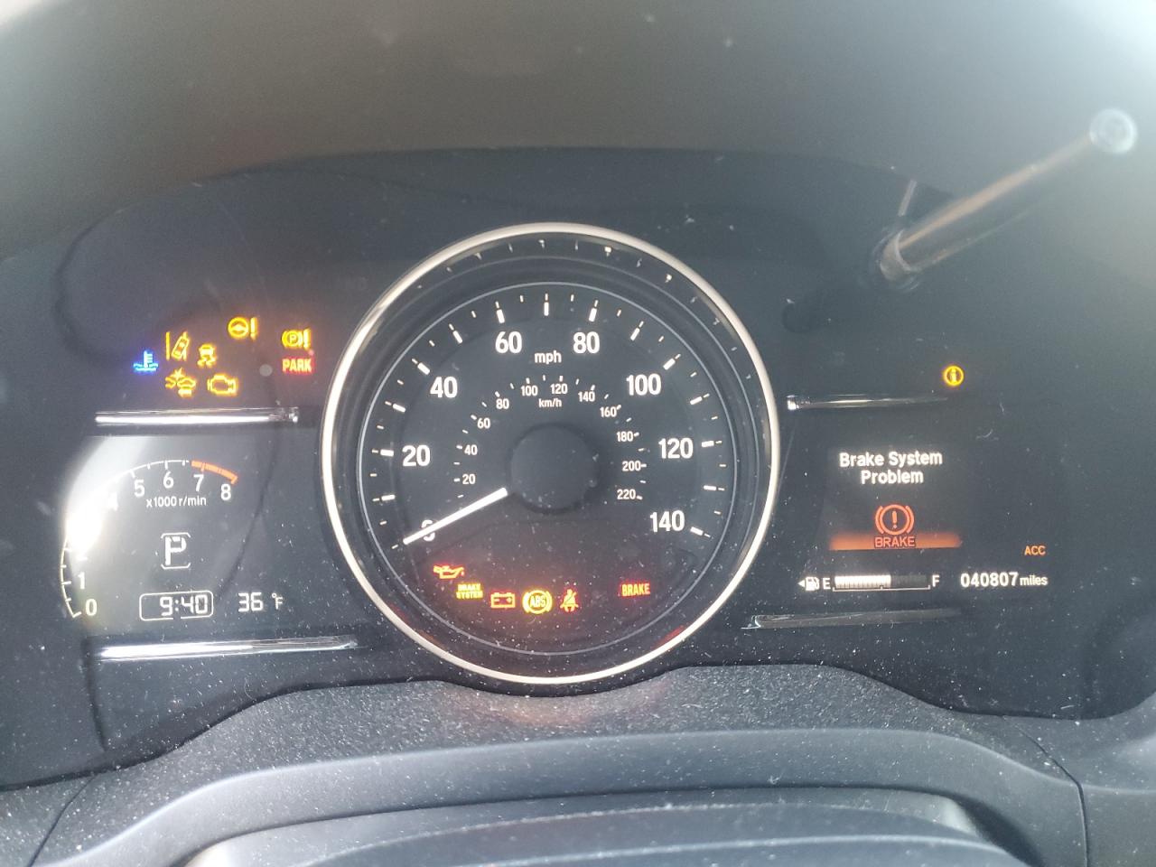 2020 Honda HR-V VIN 3CZRU6H57LM709101 Copart auction photo, front end damage thumbnail 9