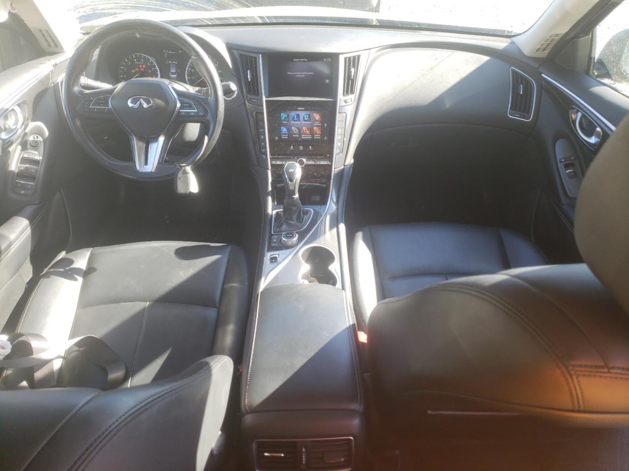 2021 Infiniti Q50 VIN JN1EV7AP8MM703472 Copart auction photo, side / front end damage thumbnail 8