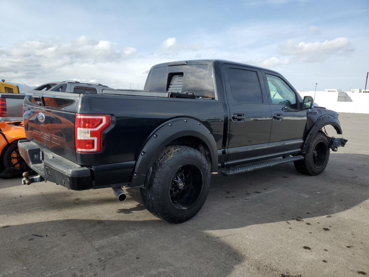 2018 Ford F-150 VIN 1FTEW1EP5JKC93304 Copart auction photo, front end damage thumbnail 3