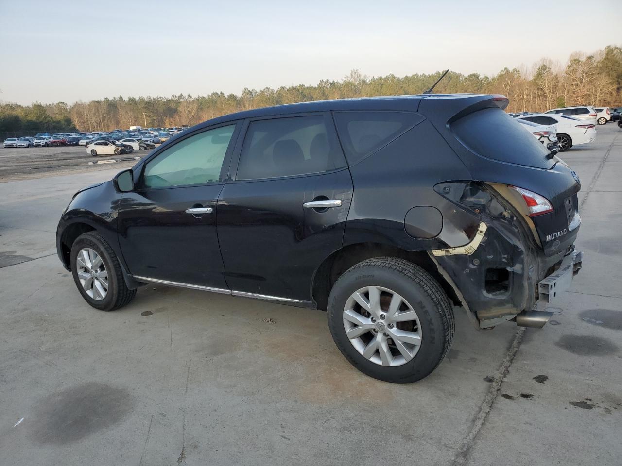 2014 Nissan Murano VIN JN8AZ1MW1EW516911 Copart auction photo, rear end damage thumbnail 2