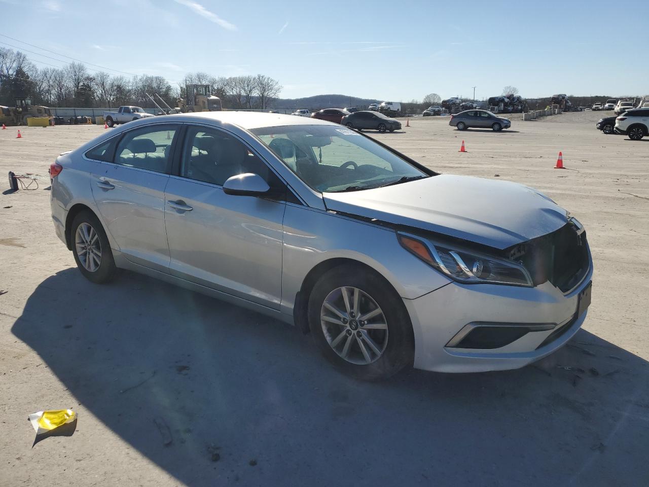 2017 Hyundai Sonata VIN 5NPE24AF7HH583420 Copart auction photo, front end damage thumbnail 4