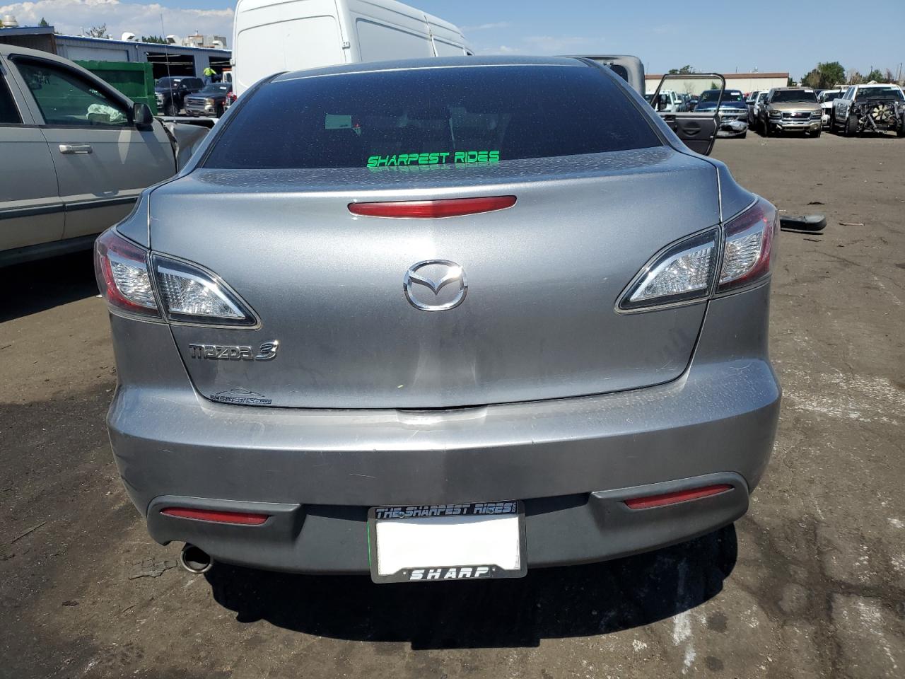 2010 Mazda 3 VIN JM1BL1SF8A1186339 Copart auction photo, undercarriage / front end damage thumbnail 6