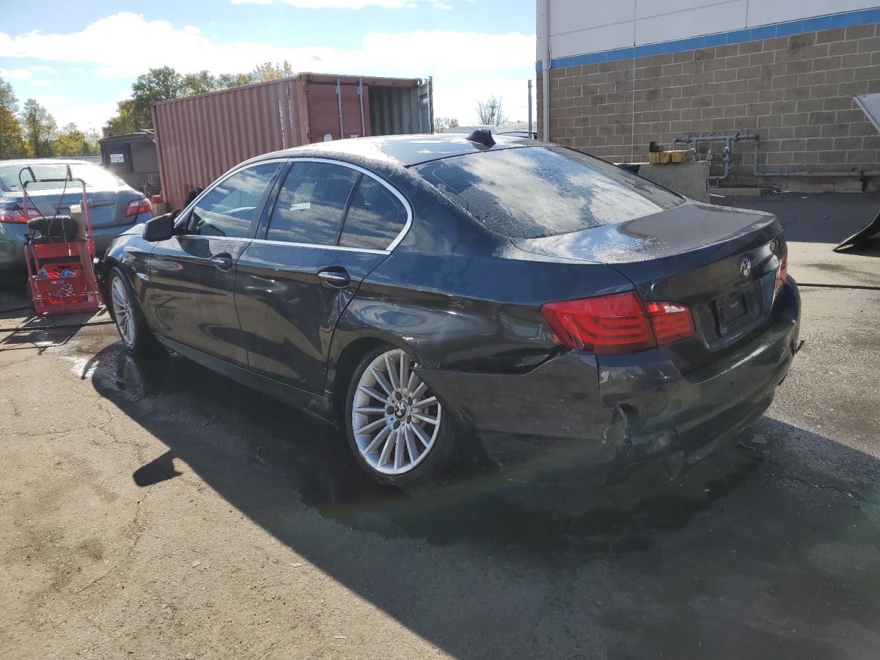 2013 BMW 5er VIN WBAFU7C59DDU66889 Copart auction photo, front end damage thumbnail 2