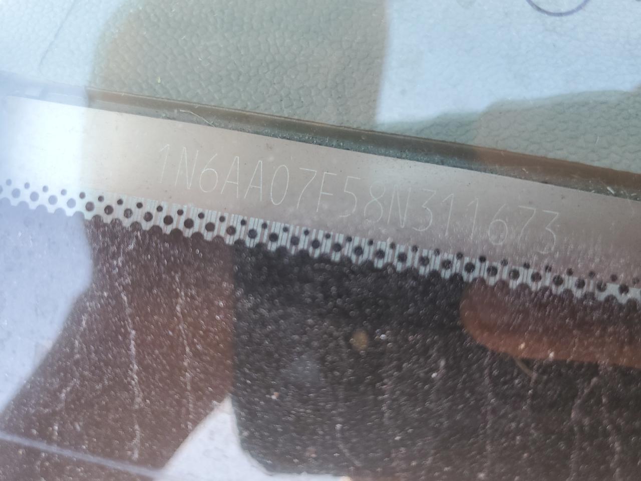 2008 Nissan Titan VIN 1N6AA07F58N311673 Copart auction photo, side damage thumbnail 13