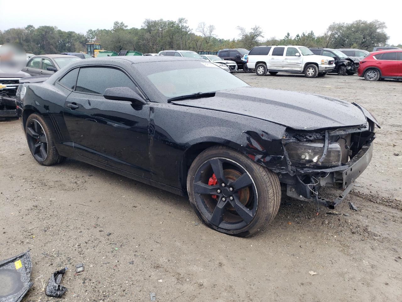 2014 Chevrolet Camaro VIN 2G1FF1E31E9322203 Copart auction photo, front end / side damage thumbnail 4