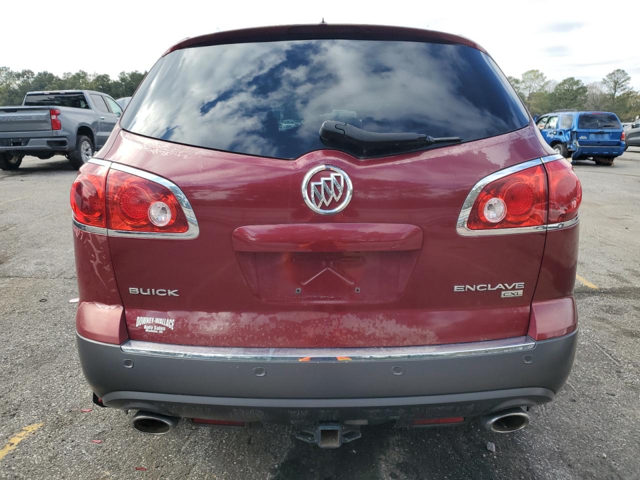 2008 Buick Enclave VIN 5GAER23728J211921 Copart auction photo, side / front end damage thumbnail 6