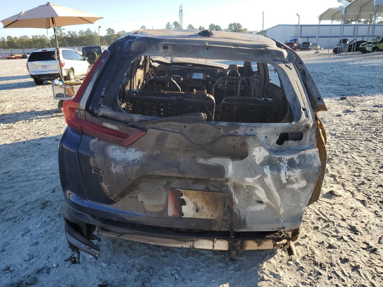 2020 Honda CR-V VIN 7FART6H89LE005381 Copart auction photo, burn damage thumbnail 6