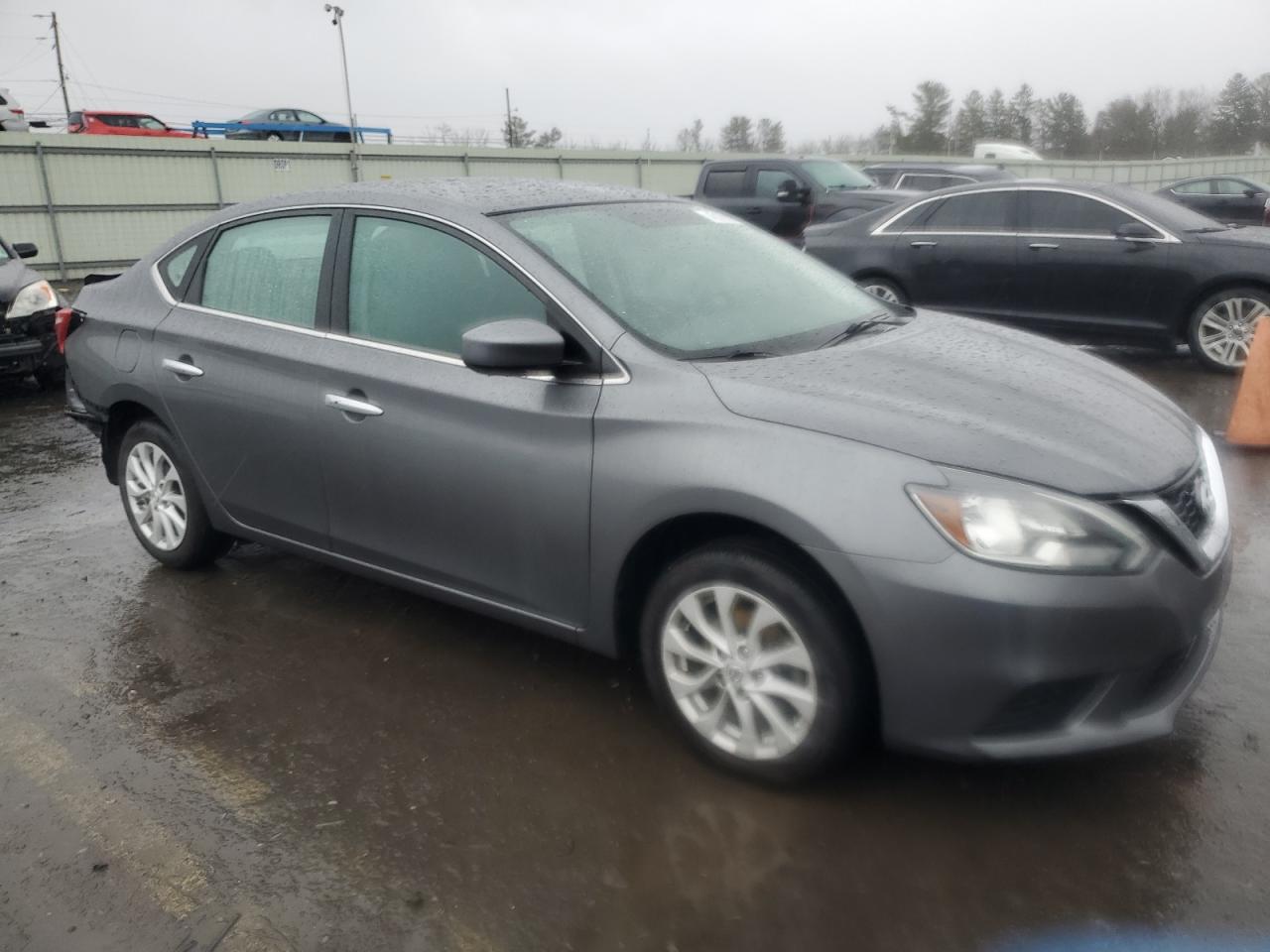 2018 Nissan Sentra VIN 3N1AB7APXJL635477 Copart auction photo, rear end damage thumbnail 4