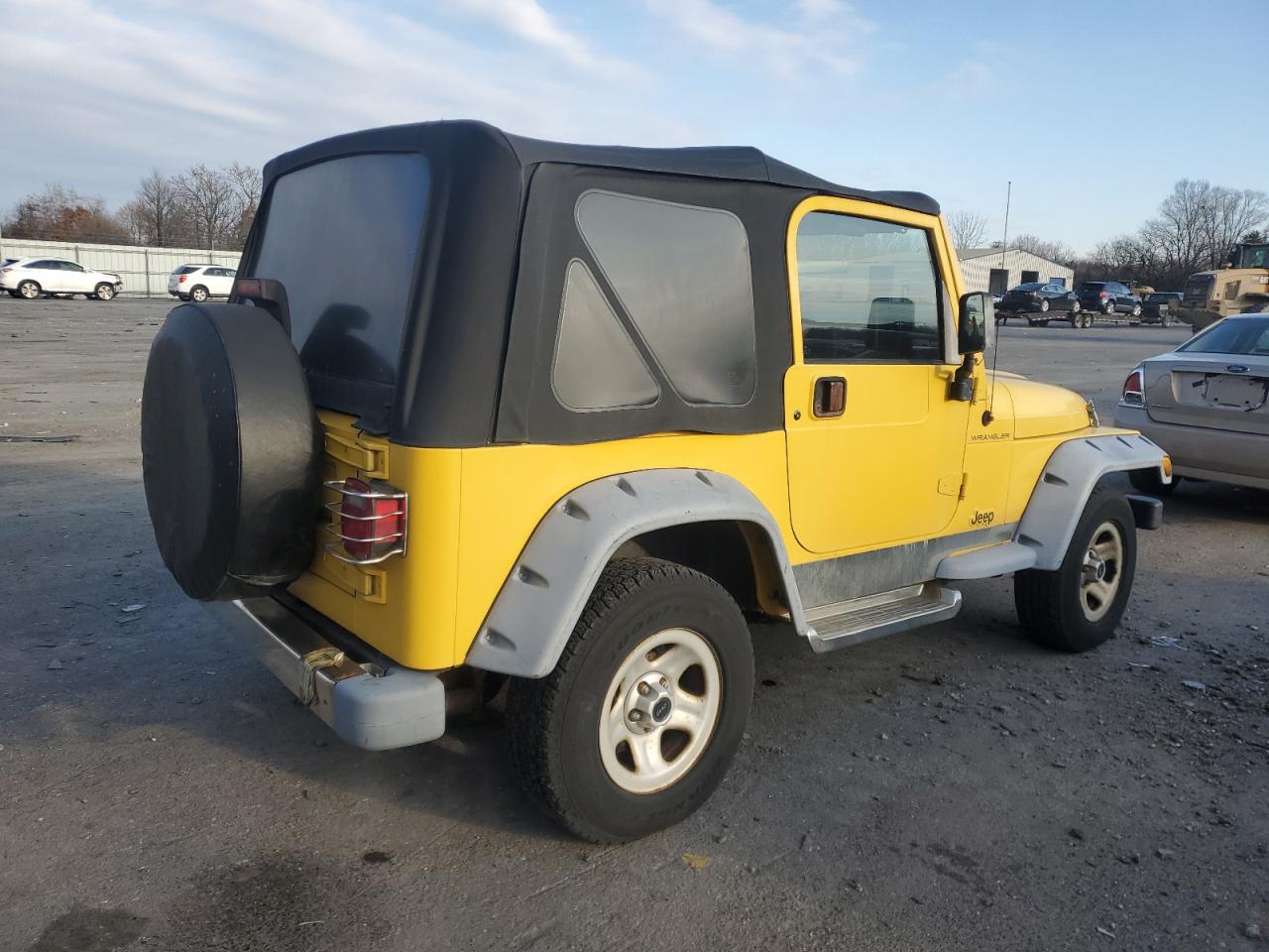 2000 Jeep Wrangler VIN 1J4FA29PXYP775373 Copart auction photo, normal wear / minor dent/scratches damage thumbnail 3