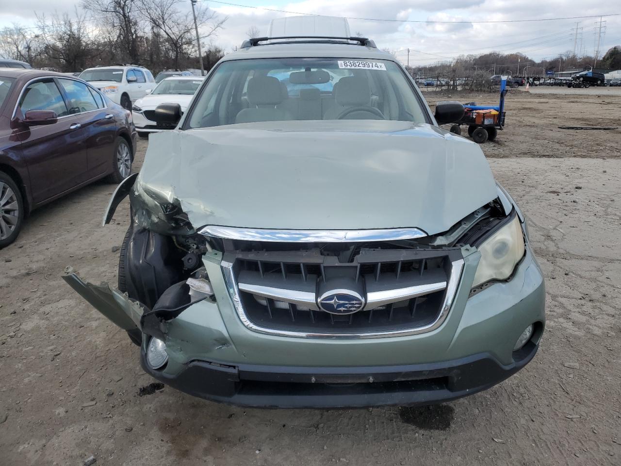 2009 Subaru Outback VIN 4S4BP61C497317876 Copart auction photo, front end damage thumbnail 5