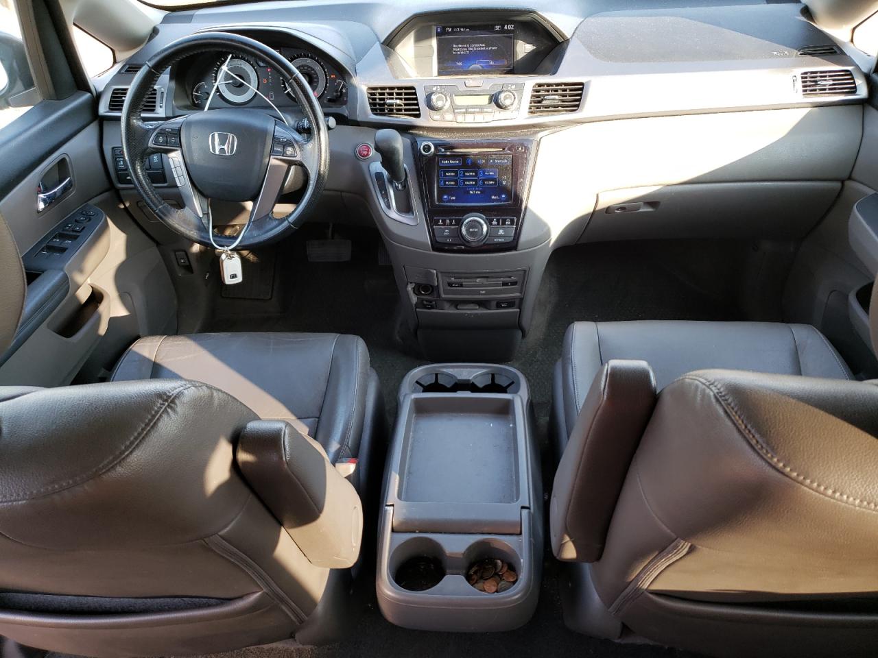2015 Honda Odyssey VIN 5FNRL5H69FB087511 Copart auction photo, front end / side damage thumbnail 8