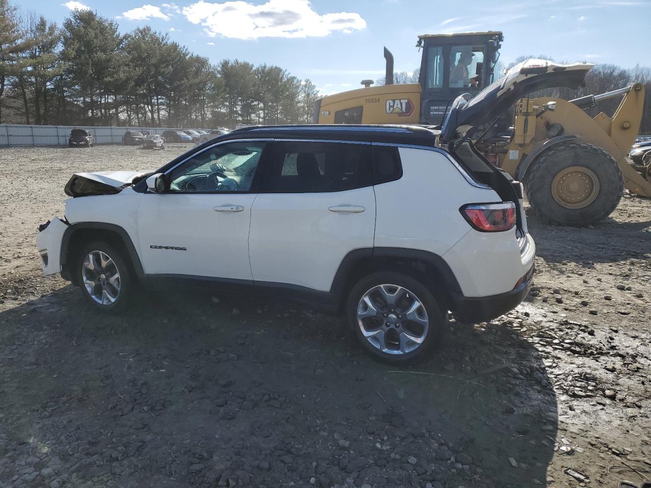 2018 Jeep Compass VIN 3C4NJDCBXJT423518 Copart auction photo, front end damage thumbnail 2