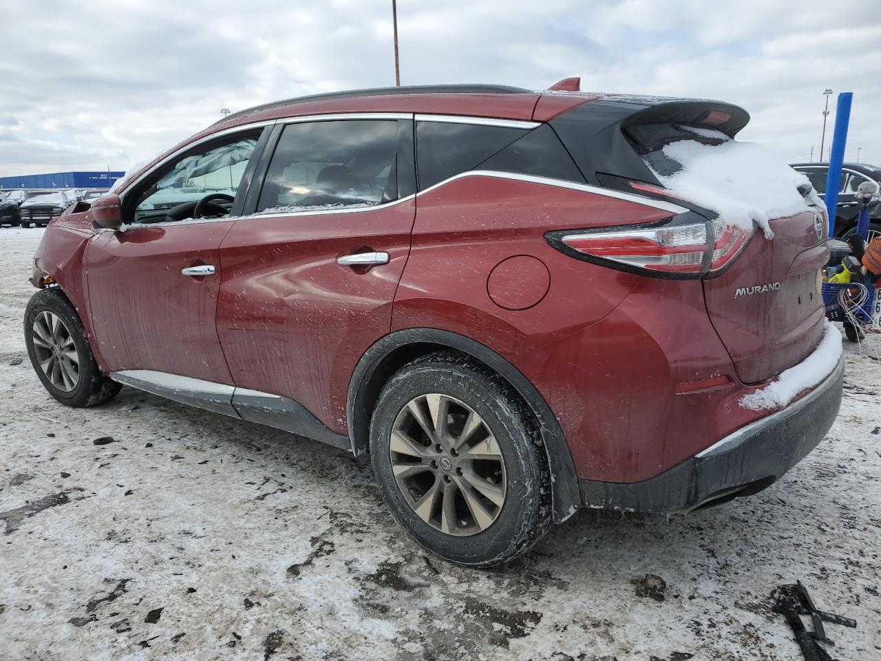 2017 Nissan Murano VIN 5N1AZ2MH5HN175490 Copart auction photo, front end / side damage thumbnail 2