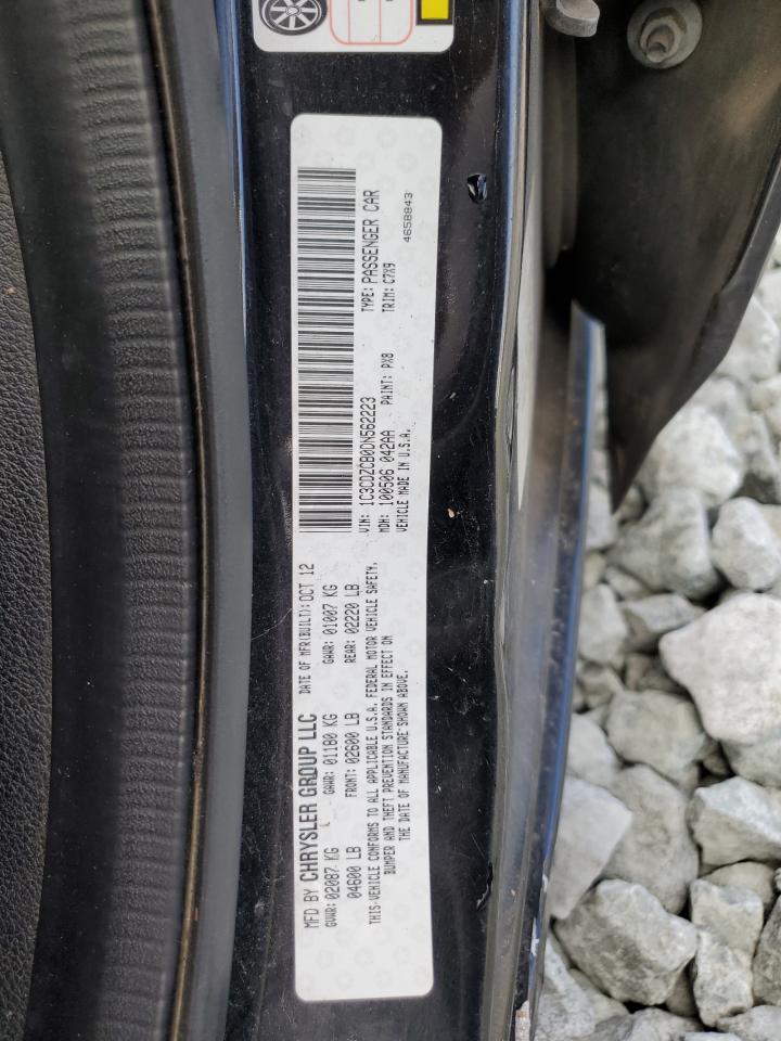 2013 Dodge Avenger VIN 1C3CDZCB0DN562223 Copart auction photo, side / minor dent/scratches damage thumbnail 14