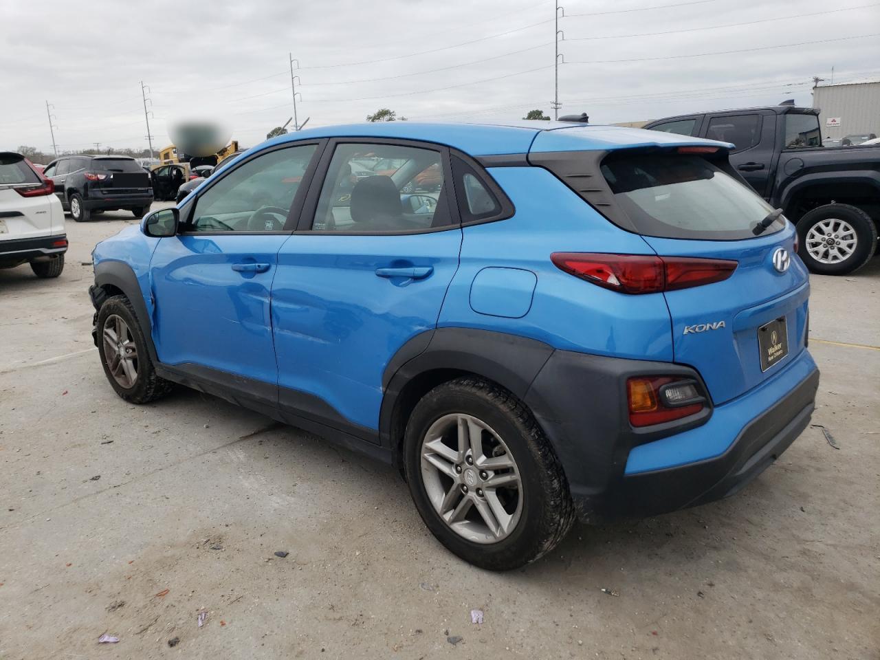 2020 Hyundai Kona VIN KM8K12AA6LU475346 Copart auction photo, rear end / front end damage thumbnail 2