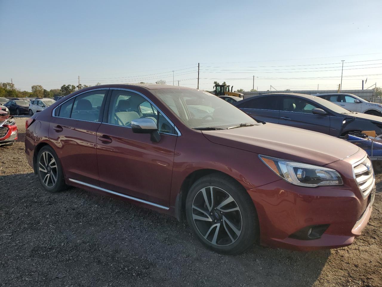 2017 Subaru Legacy VIN 4S3BNAS63H3016849 Copart auction photo, rear end damage thumbnail 4