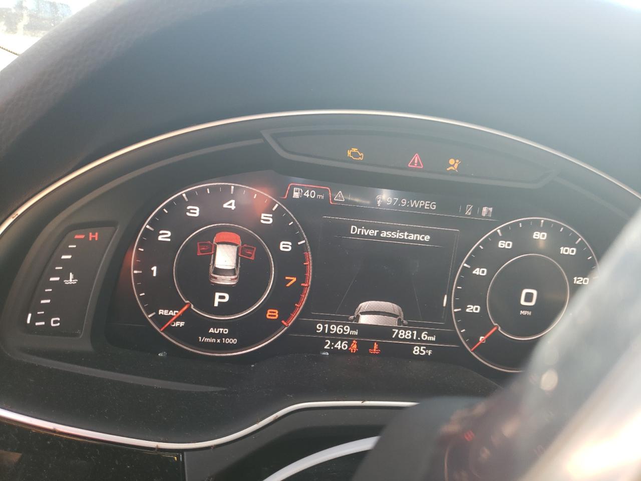 2018 Audi Q7 VIN WA1LAAF72JD027757 Copart auction photo, all over damage thumbnail 9