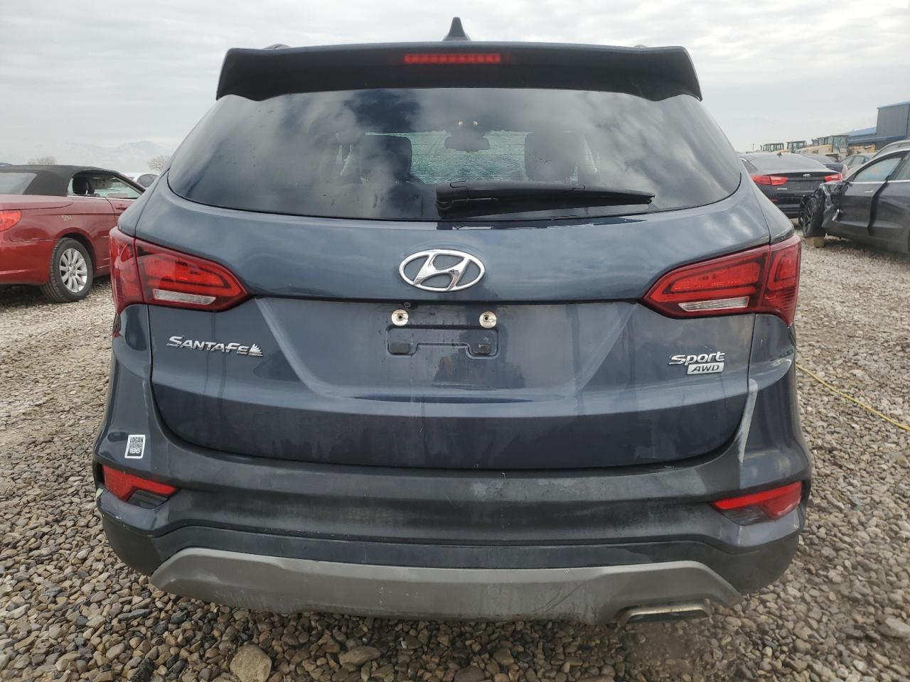 2017 Hyundai Santa Fe VIN 5NMZUDLB0HH038923 Copart auction photo, all over damage thumbnail 6