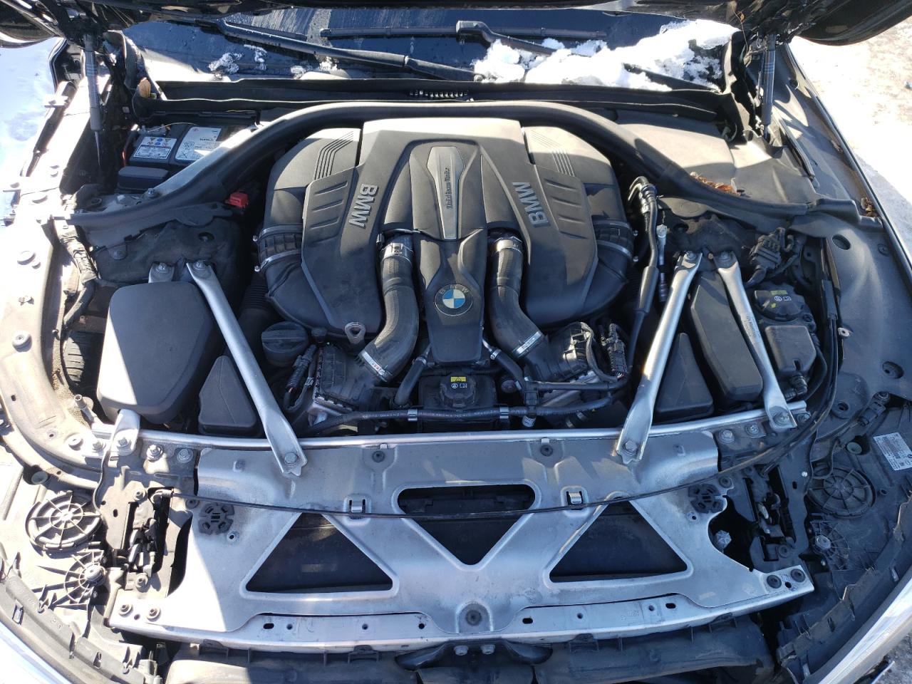 2019 BMW 7er VIN WBA7F2C58KB239431 Copart auction photo, front end / rear end damage thumbnail 11