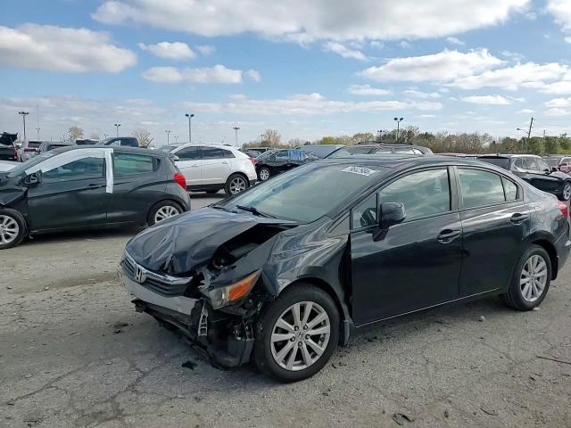 2012 Honda Civic VIN 19XFB2F81CE101539 Copart auction photo, front end / mechanical damage thumbnail 11