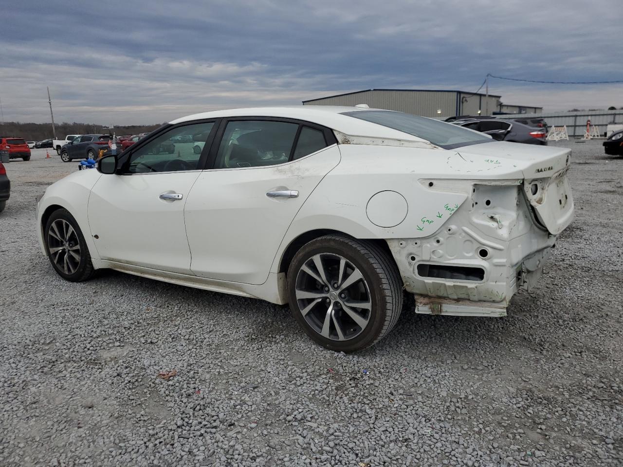 2017 Nissan Maxima VIN 1N4AA6AP1HC388372 Copart auction photo, rear end / side damage thumbnail 2