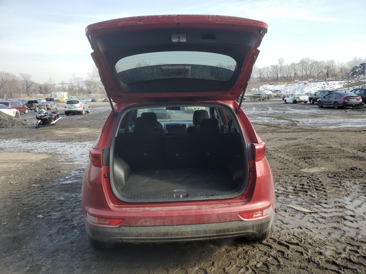 2018 KIA Sportage VIN KNDPMCAC5J7444500 Copart auction photo, front end / side damage thumbnail 6