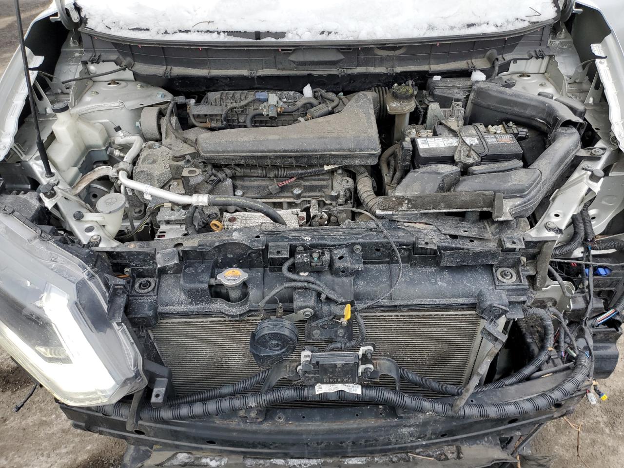 2019 Nissan Rogue VIN KNMAT2MT4KP547147 Copart auction photo, front end / side damage thumbnail 13