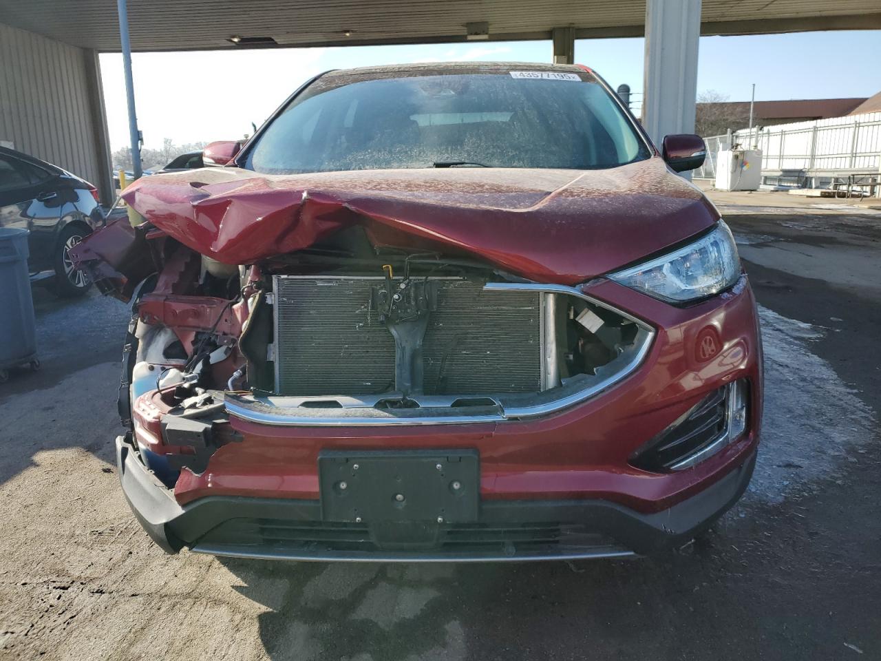 2019 Ford Edge VIN 2FMPK3K9XKBB20939 Copart auction photo, front end / side damage thumbnail 5