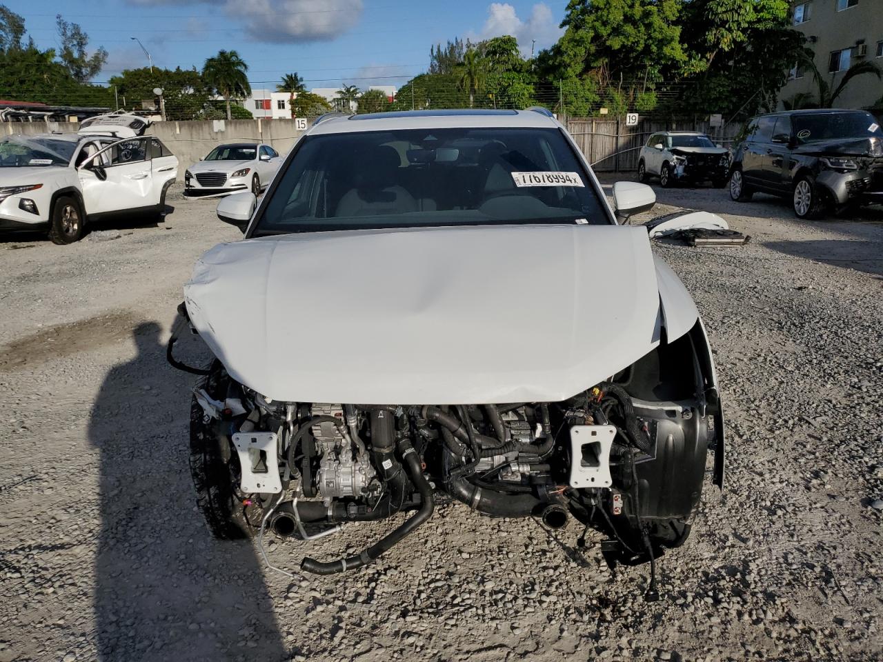 2024 Audi Q3 VIN WA1DECF33R1028785 Copart auction photo, front end damage thumbnail 5
