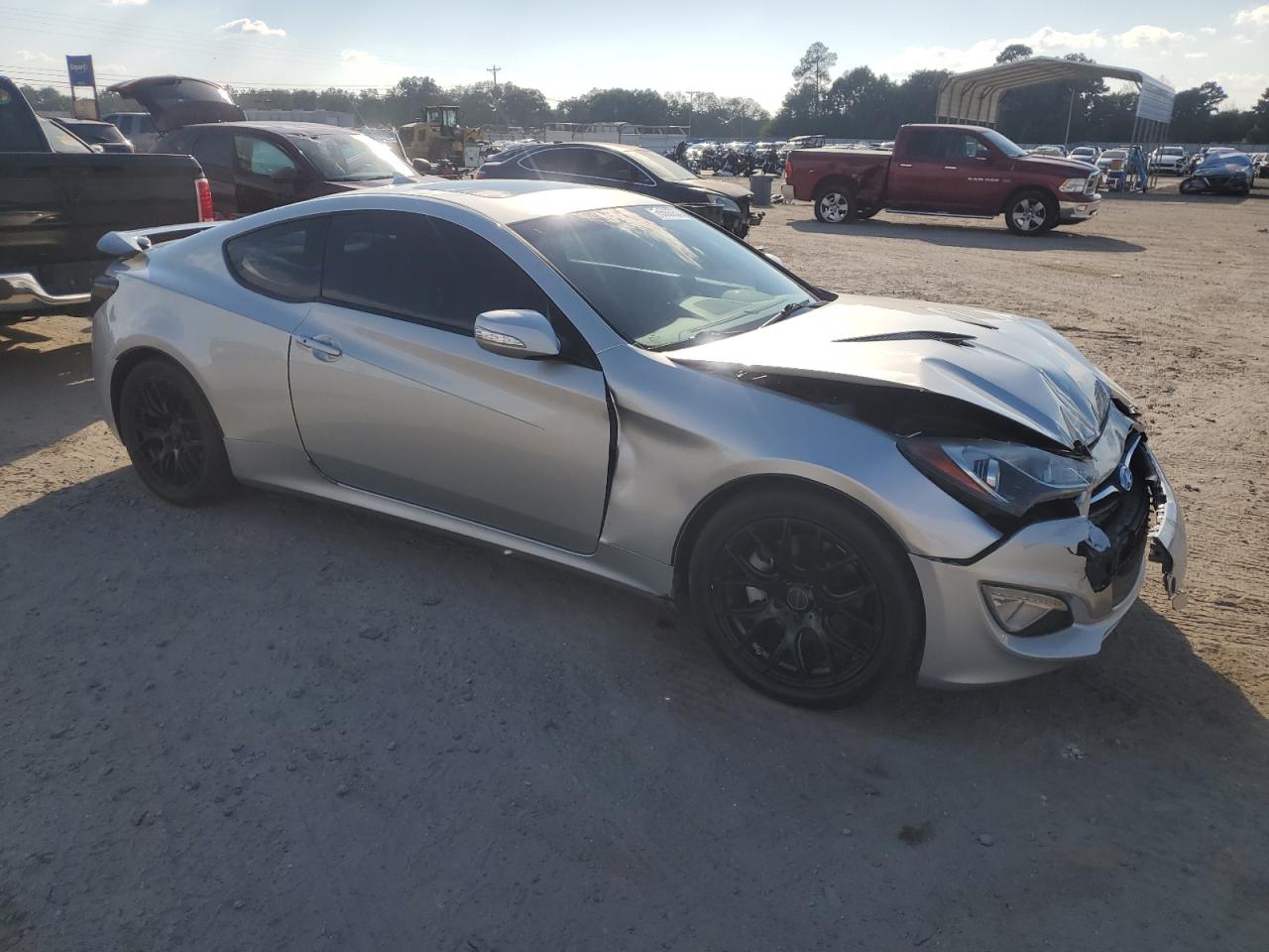 2013 Hyundai Genesis VIN KMHHU6KJ8DU094896 Copart auction photo, front end damage thumbnail 4