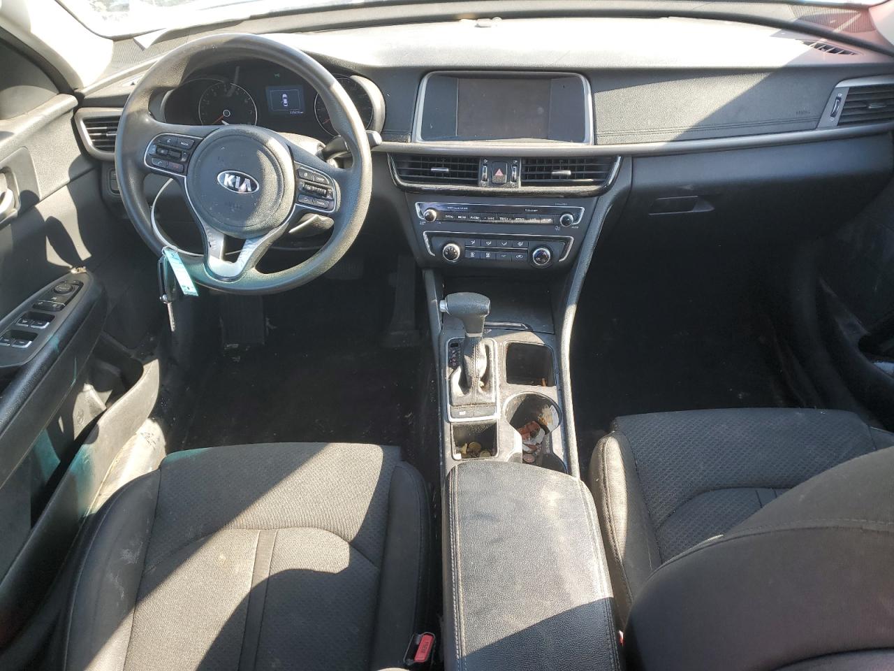 2018 KIA Optima VIN 5XXGT4L38JG229383 Copart auction photo, front end / side damage thumbnail 8