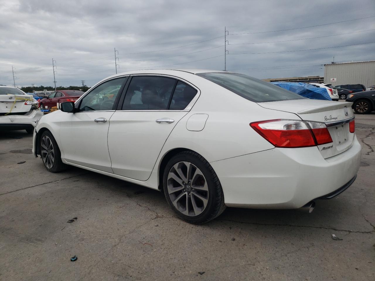 2014 Honda Accord VIN 1HGCR2F57EA141152 Copart auction photo, front end damage thumbnail 2