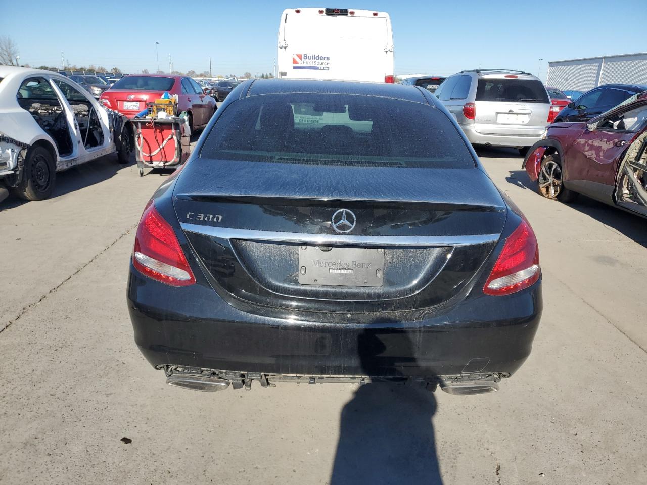 2016 Mercedes-Benz C-klasse VIN 55SWF4JB6GU174925 Copart auction photo, front end damage thumbnail 6